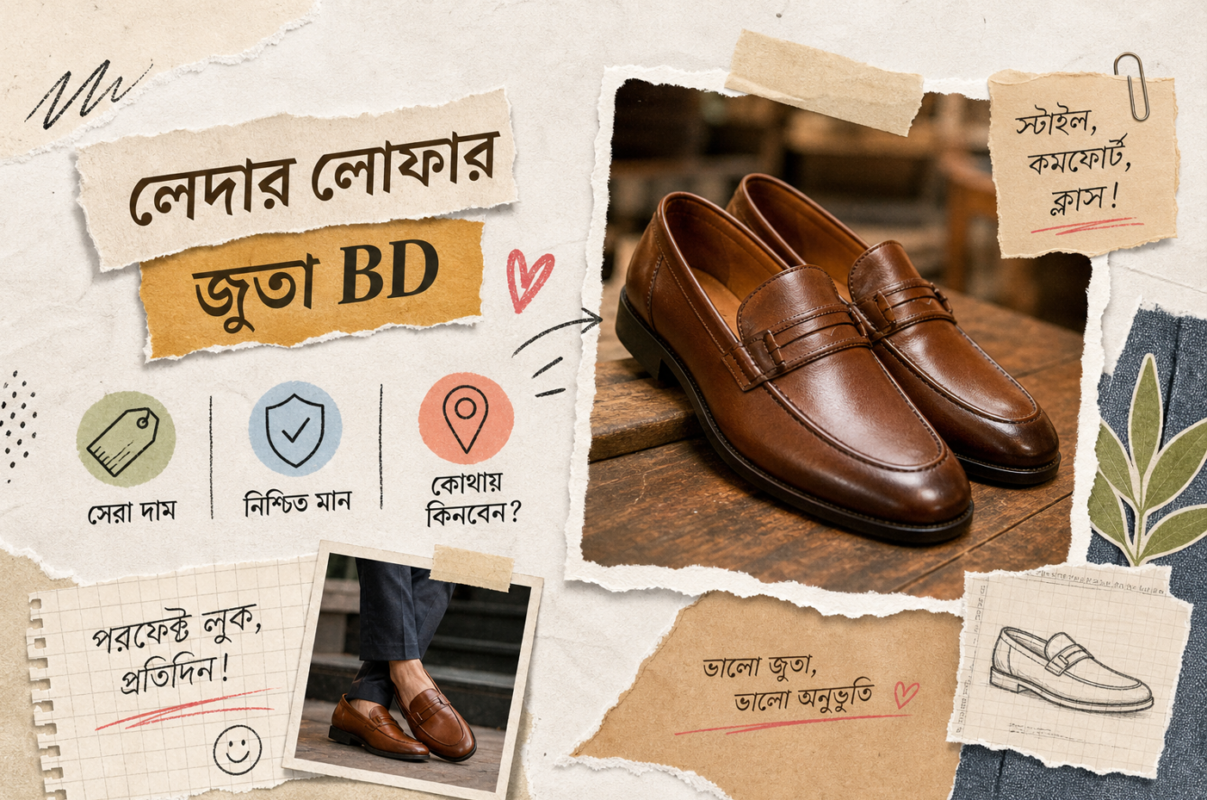 লেদার লোফার জুতা